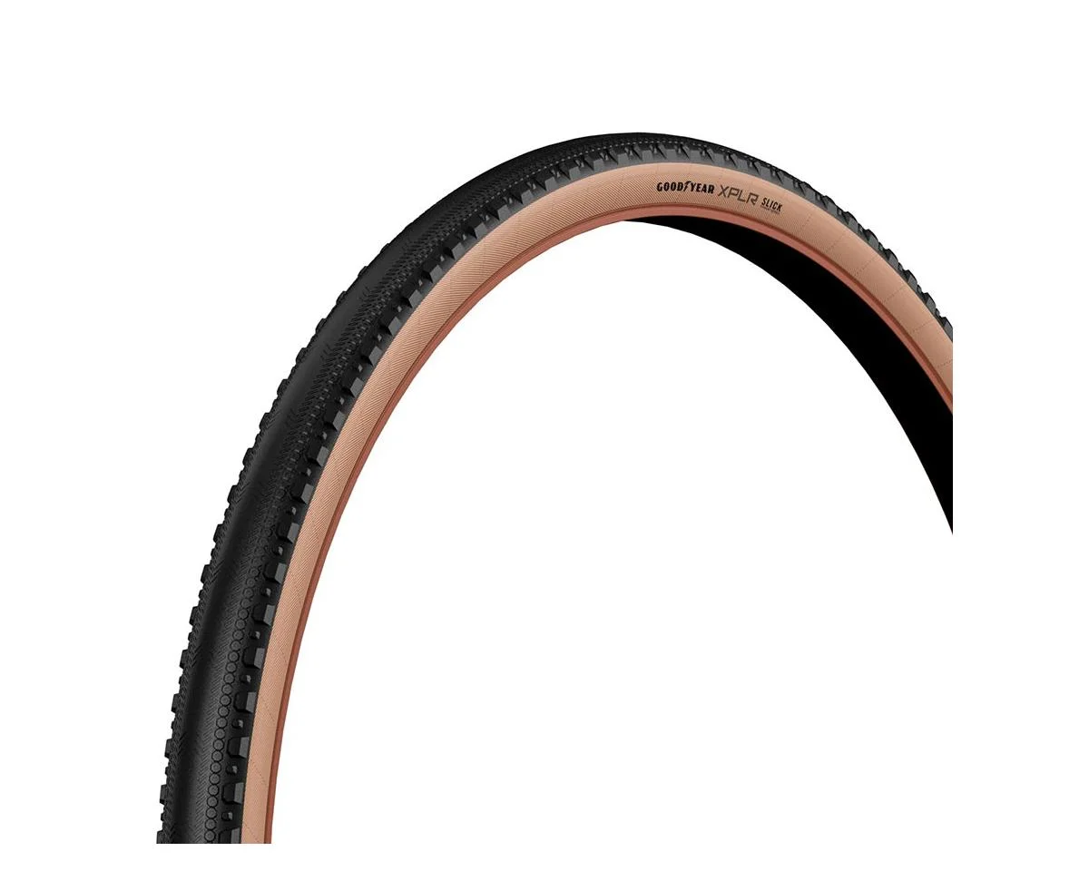 Goodyear x Zipp XPLR Slick Tubeless Gravel Tire (Tan Wall) (700c) (45mm) (For Zipp 303 XPLR Only)